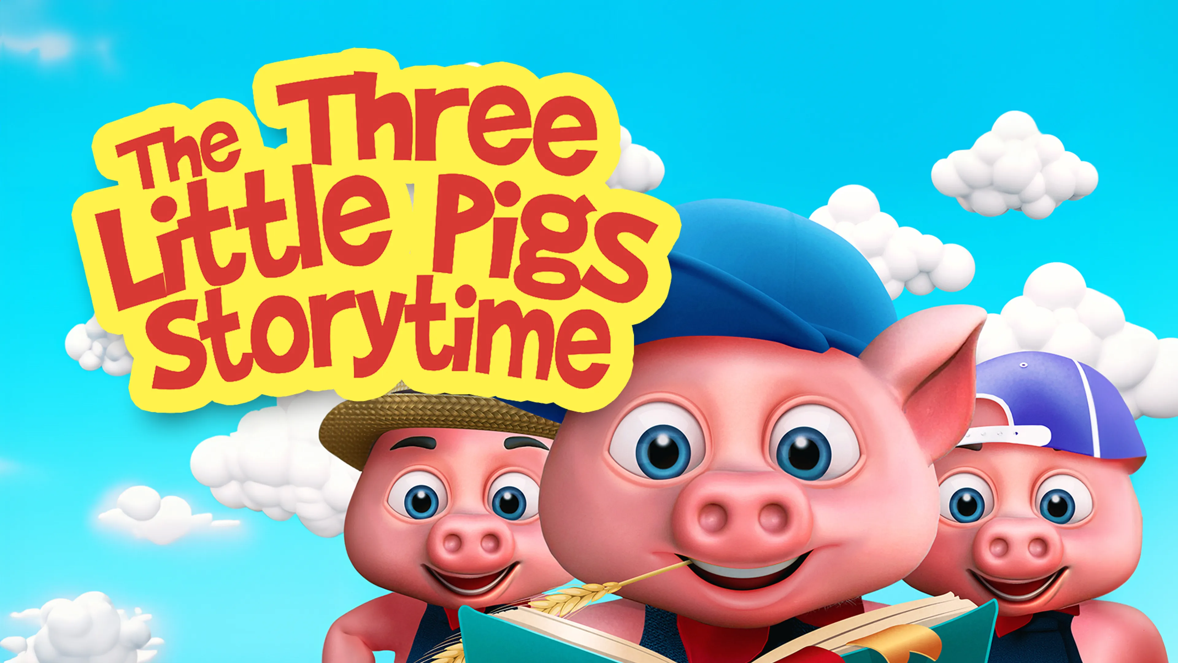 Three Little Pigs Storytime poster